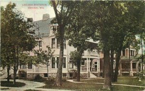 C-1910 Lakeside Sanitarium Oshkosh Wisconsin Kropp Postcard 20-9582