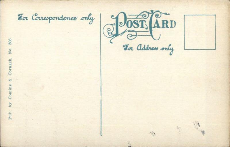 Watertown NY Train sheds RR Train Station c1910 Postcard