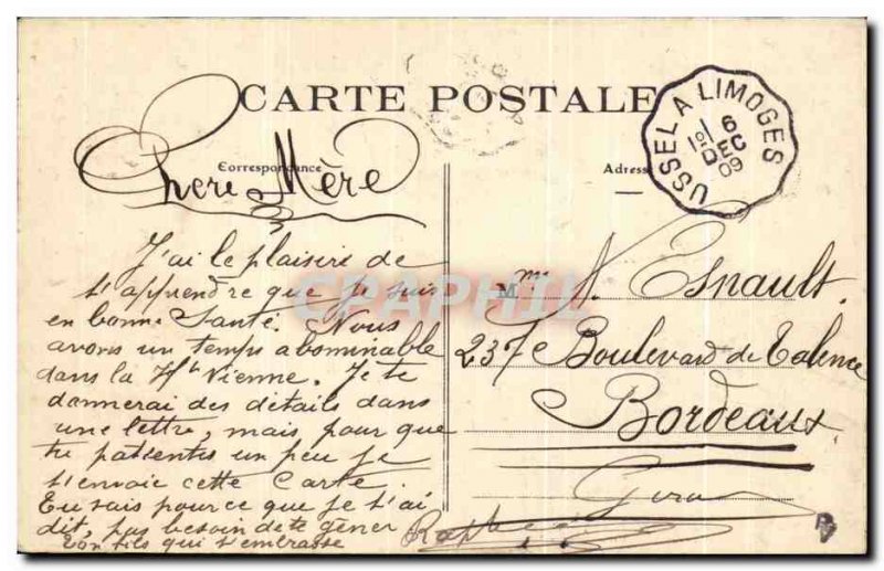 Old Postcard Lo Pito Limouzino In m & # 39envouyan to vautrel lou Limouzis Li...