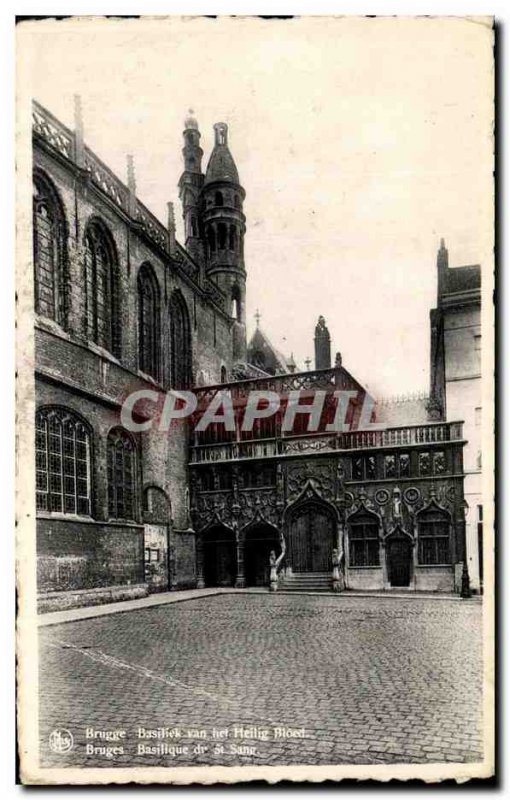 Postcard Old Bruges Basiliek van het Heilig