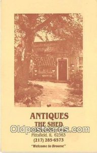 Antiques The Shed Pittsfield, IL, USA Unused 