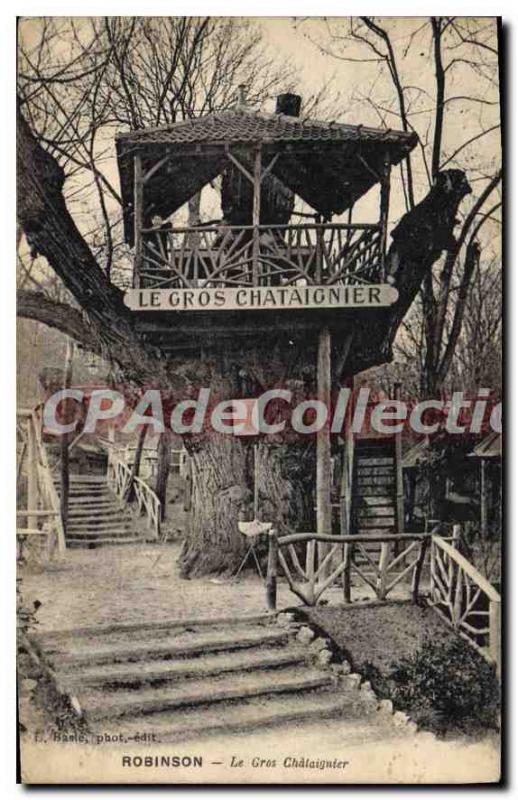 Postcard Old Robinson Le Gros chestnut