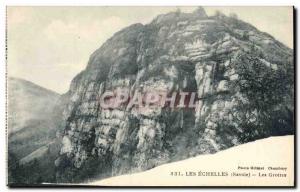 Ladders - Caves - Old Postcard