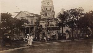 1907-09 RPPC SANTA CRUZ CHURCH MANILA PHILIPPINES ISLANDS Real Photo Postcard 