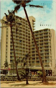 Park Shore Hotel, Waikiki Beach Honolulu HI Vintage Postcard G73