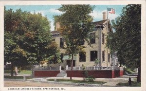 Illinois Springfield Abraham Lincolns Home 1925