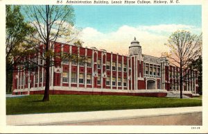 North Carolina Hickory Administration Building Lenoir Rhyne College Curteich