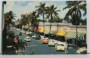 FL Palm Beach Worth Ave Posted 1965 to Carlisle Pa Postcard M2