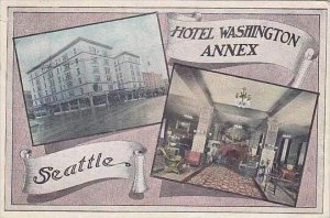 Washington Seattle Hotel Washington Annex And Lobby 1909