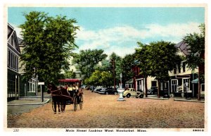 Massachusetts  Nantucket Main Street looking West