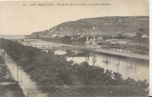 Spain Postcard - San Sebastian - Puente De Maria Christina - Ref TZ8838