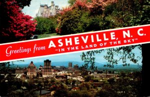 North Carolina Asheville Greetings From The Land In The Sky