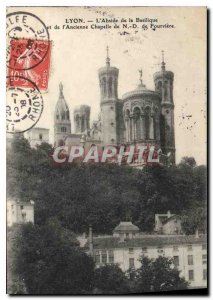 Old Postcard Lyon apse of the Basilica and the Old Chapel N D Fourviere