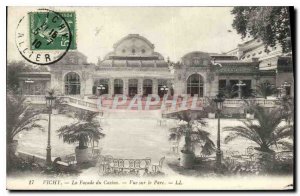 Old Postcard Vichy Casino Facade Park View