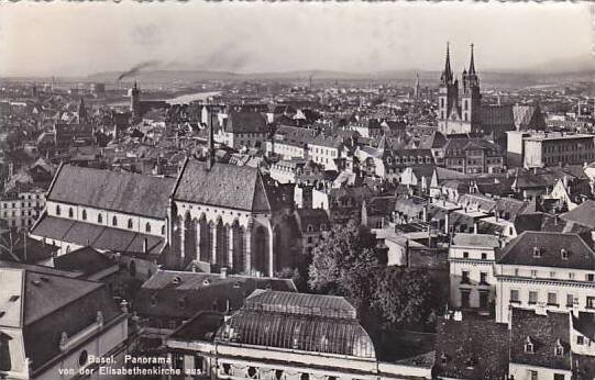 Schweiz Basel Panorama von der Elisabethenkirche aus Photo