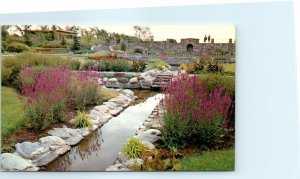 Postcard - The famed Sunken Garden at the International Peace Garden