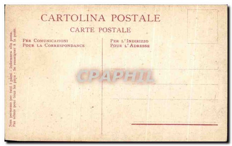 Old Postcard Roma Trevi Fountain