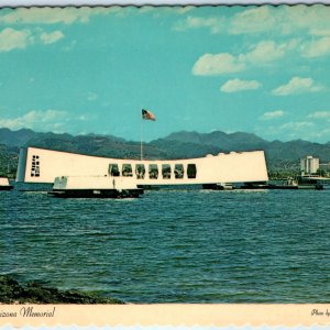 c1970s Pub. Honolulu, HI USS Arizona Pearl Harbor WWII War Memorial 4x6 PC M10