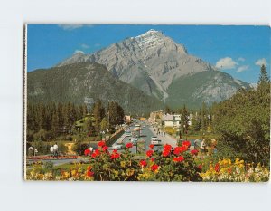 Postcard Banff Avenue Canadian Rockies Canada