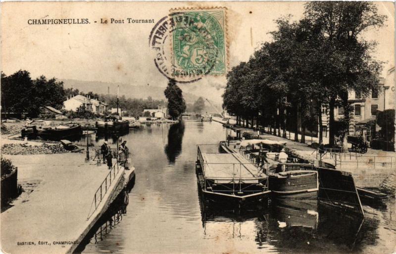 CPA CHAMPIGNEULLES - Le Pont Tournant (386328)