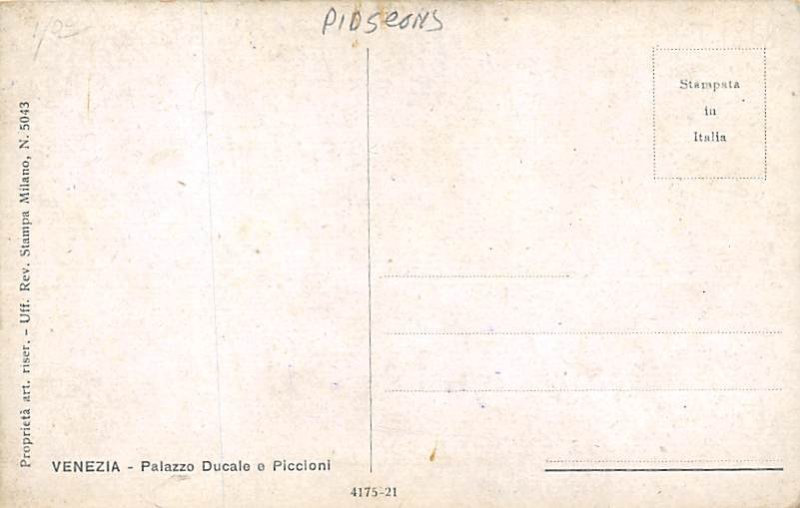 Venezia, Palazzo Pigeon Unused 