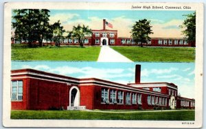 Postcard - Junior High School - Conneaut, Ohio
