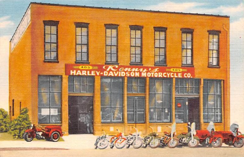 Kennys Harley Davidson Motorcycle CO Kansas City MO USA Unused 