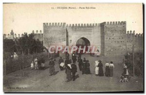 Old Postcard Oudjda Door Sidi Aissa