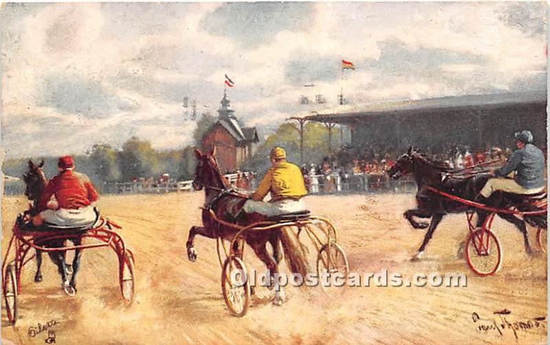 Horse Trotter Horse Racing 1909 