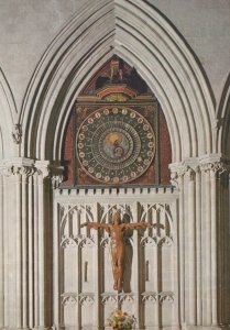 Somerset Postcard - Wells Cathedral, 14th Century Astronomical Clock  SW20409