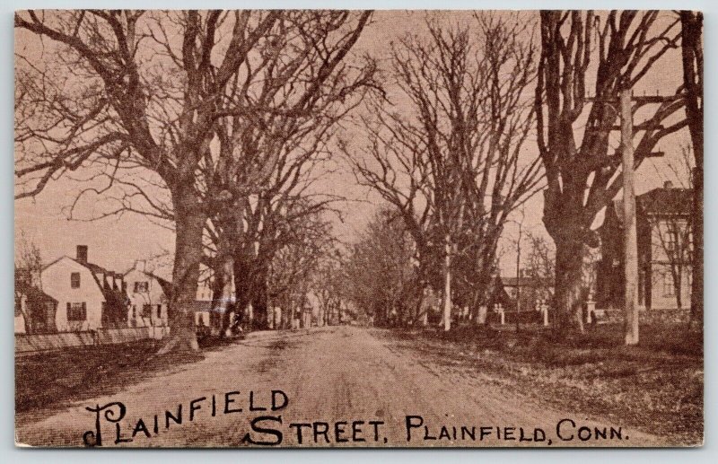 Plainfield Connecticut~Plainfield Street~Berger Bros Pub Co~c1910 Postcard 