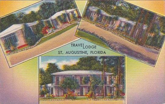 Florida Saint Augustine Trave Lodge 1952