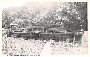 Fishing Creek Bridge Marysville, Pennsylvania PA  