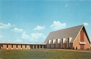 Sturgis Michigan~Presbyterian Church~Large Cross Display~1950s Postcard