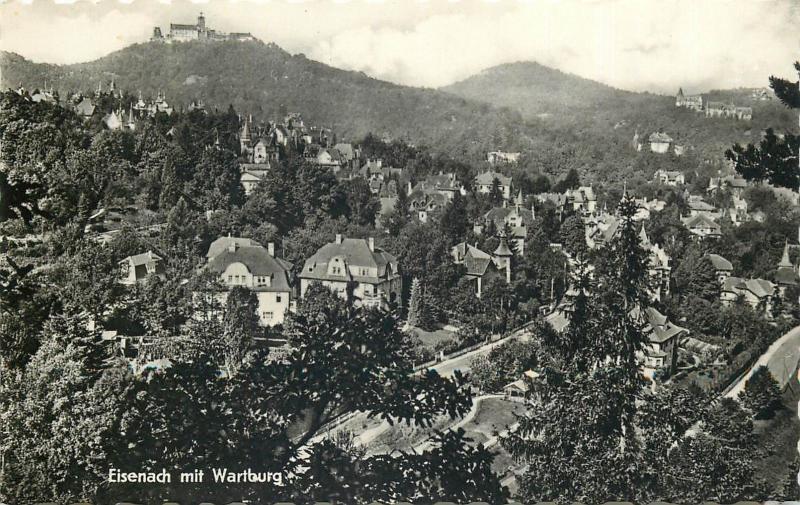 Germany Eisenach mit Wartburg panorama