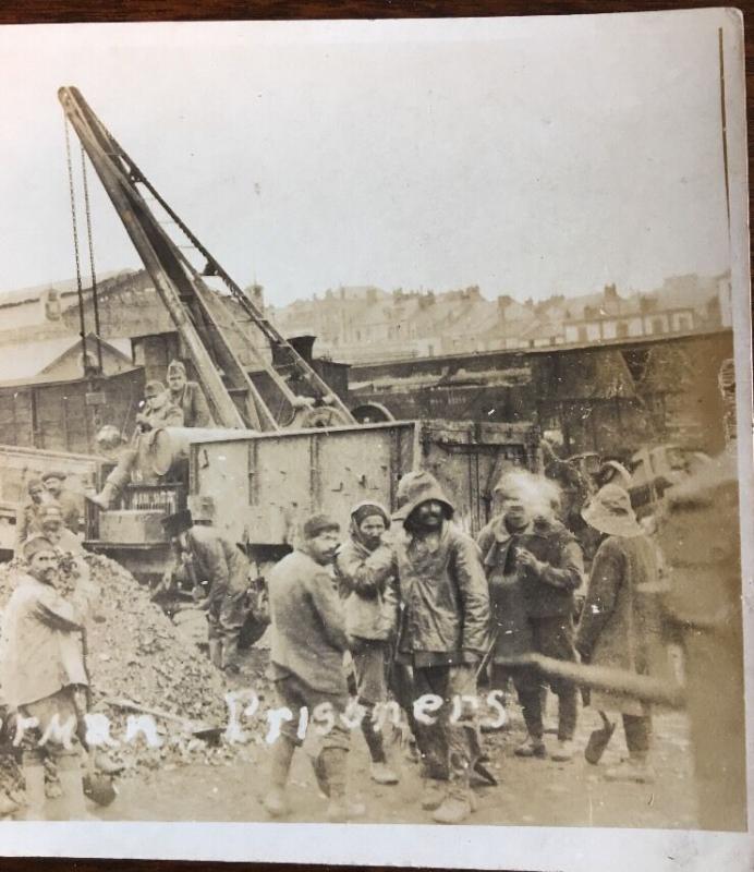 Real Photo Postcard WW1 German Prisoners Z22