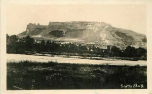 C-1910 Scotts Bluff Nebraska Scenic View RPPC Photo Postcard 20-25