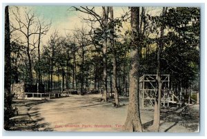 c1910 Zoo Overton Park Exterior View Memphis Tennessee Vintage Antique Postcard