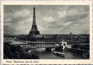 France Paris Eiffel Tower panorama with the Siene - Ganny