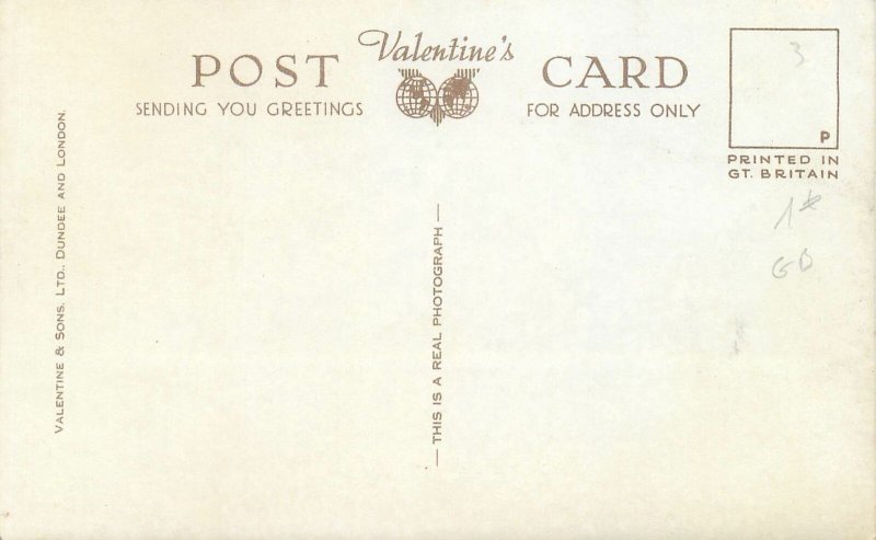 Valentine's Postcard England historical landmark Dover Castle