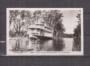 VICTORIA, MURRAY VALLEY COACHES PLEASURE CRUISER  COONAWARRA , c1930 ppc.,