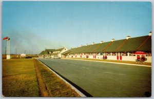 Vtg Montreal Canada Le Lucern Motel Quebec Chrome View Postcard