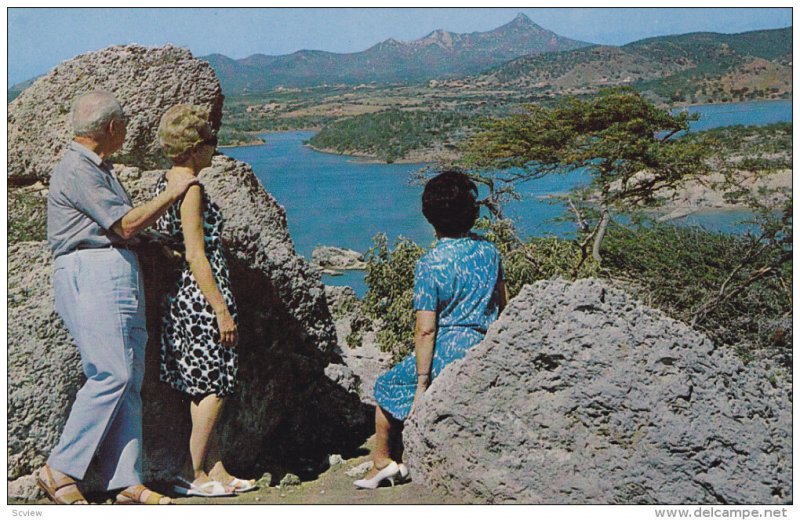 CURACAO, 1940-1960´s; Lookout Point, Santa Martha Bay, View Of St. Christoff...