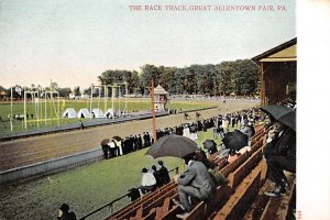 The Race Track Allentown Fair PA Horse Racing Unused 