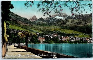 Postcard - Dent de Jaman et Rochers de Naye - Montreux, Switzerland