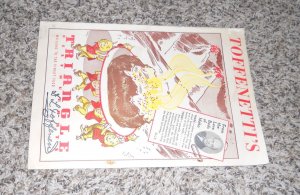 Vintage Toffenetti's Triangle New York City NY Restaurant Menu (D12)