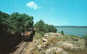 Vintage Postcard The Valley Railroad Steam Train Antique Essex Depot Connecticut