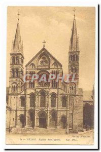 Reims Old Postcard Leglise St Remi