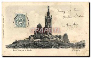 Old Postcard Marseille Notre Dame De La Garde