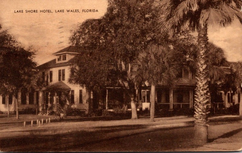 Florida Lake Wales Lake Shore Hotel 1940